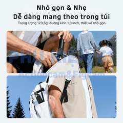 Tripod Telesin kiêm remote DJI Action 4 5 6 , Gopro 9 - 13 Black , điện thoại kéo dài 60cm