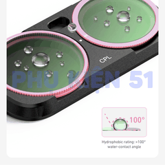 Filter Kit cho Insta360 Luna CPL+VND2-32+ Black Diffusion 1/4 kiểm soát ánh sáng