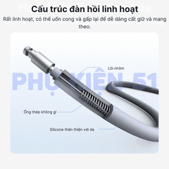Vòng đeo Telesin Pocket 3 4 Luna hỗ trợ đeo cổ quay Pov đầu 1/4 inch