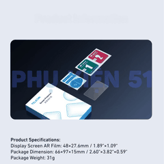 Cường lực Telesin màn hình Pocket 4 Pro bảo vệ màn hình chống trầy xước