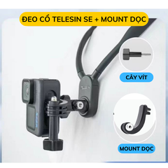 Vòng đeo cổ TELESIN SE gắn điện thoại , Gopro, ActionCam, Omso Action, Insta360 Ace pro