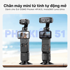 Chân đế Vrig gấp gọn Pocket 3 4 Luna siêu tiện lợi hít nam châm