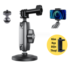 Đế nam châm TELESIN gắn Actioncam, Gopro, Insta360 X2 X3 Ace Pro