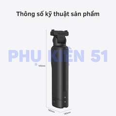 Tay cầm hộp sạc TELESIN cho Action 6 5 Osmo 360 cầm tay tiện dụng
