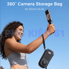 Túi Mini Telesin cao cấp Insta360 X4 X5 bảo vệ camera kháng nước