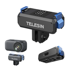 Ngàm Telesin tích hợp sạc Osmo Nano kéo dài thời gian sử dụng