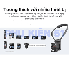 Vòng đeo cổ aMagisn từ tính cho Actioncam giấu ẩn trong áo hít mạnh mẽ