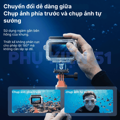Khung chống nước aMagisn Action 6 bảo vệ camera chống nước bơi lặn
