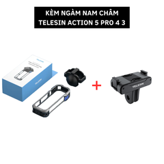 Khung Nhôm Telesin cho Insta360 X5 bảo vệ lens máy toàn diện chắc chắn