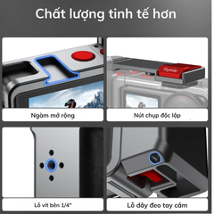 Tay cầm Flymile cho Action 5 Pro 4 3 hợp kim nhôm chắc chắn chụp hình đường phố