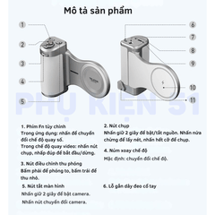 Báng tay cầm chuyên nghiệp Iphone 12 -17 Series hợp kim nhôm cao cấp
