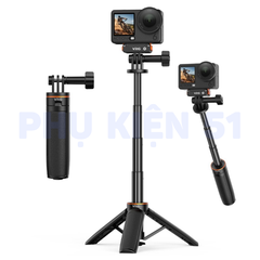 Tripod Mini Vrig TP 35  tự bung chân kéo dài 30cm siêu nhỏ gọn tiện lợi
