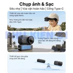 Pin dự phòng Telesin DJI Nano 500mAh kéo dài thời gian quay nhỏ gọn