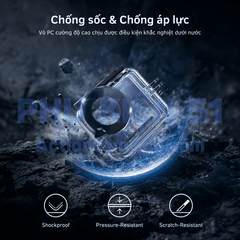 Khung vỏ chống nước Telesin DJI Nano chống nước đi bơi, đi lặn bảo vệ camera