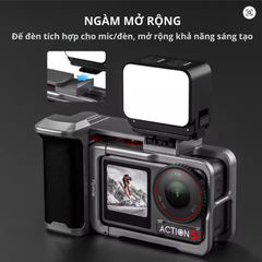 Tay cầm Flymile cho Action 5 Pro 4 3 hợp kim nhôm chắc chắn chụp hình đường phố