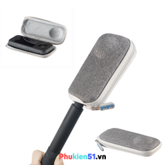 Túi Vải Xám Nhung Cao Cấp Insta360 One X3 X2 X