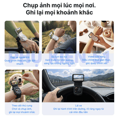 Dây đeo aMagisn cho Remote Insta360 Luna cố định giúp coi video trực tiếp