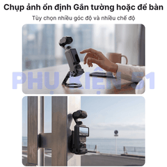Giá đỡ Magsafe cho Pocket 3 4 4P giúp gắn điện thoại hít nam châm