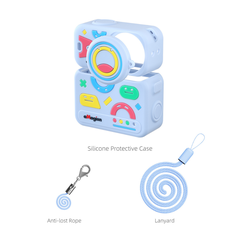 Silicon aMagisn cho DJI Nano bảo vệ camera màn hình màu sắc vui nhộn