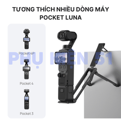 Tay cầm gấp gọn Pocket 3 4 4P kiêm tripod , đế từ tính chân đứng cầm tay