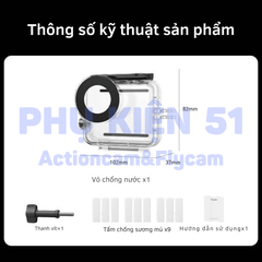 Khung vỏ chống nước Telesin DJI Nano chống nước đi bơi, đi lặn bảo vệ camera