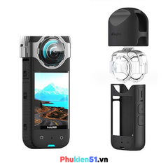 Bộ bảo vệ lens và silicon aMagisn bảo vệ máy Insta360 One X3 chống trầy xước