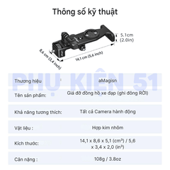 Pát xe đạp aMagisn giúp gắn Actioncam lên ghi đông xe chắc chắn