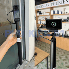 Gậy sạc Telesin 2.0 dự phòng Actioncam Insta360 Gopro 5000mah kéo dài thời gian sử dụng