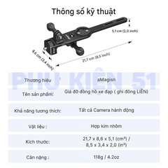 Pát xe đạp aMagisn giúp gắn Actioncam lên ghi đông xe chắc chắn