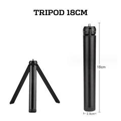 Chân đế tripod gấp gọn hợp kim nhôm có ốc 1/4'' cho máy ảnh Gimbal chịu tải 3kg
