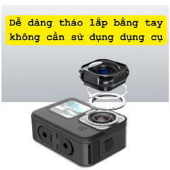 Max Lens Mod TELESIN GoPro Hero 12 11 10 9 Black - Góc quay siêu rộng FOV 155 độ