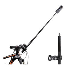 Giá Kim Loại Gắn Gậy Tàng hình lên xe đạp thể thao, moto cho Insta360, Gopro Max