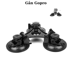 Giá đỡ ba chân 90mm hút kính, bề mặt phẳng cho Actioncam, Gopro, Insta360