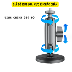 Đế nam châm TELESIN gắn Actioncam, Gopro, Insta360 X2 X3 Ace Pro