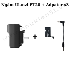 Ngàm Cold Shoe PT-20 Tàng Hình Kèm Adapter Insta360 One X2 X3 X4 chuyên dụng cho Mic Rode Wireless go Mic