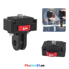 Ngàm CNC thao tác nhanh cho Actioncam Gopro Insta360 Osmo Action chắc chắn