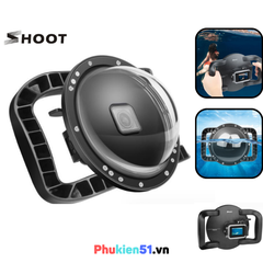 Dome Port cầm tay Shoot cao cấp Gopro Hero 9 10 11 12 13 Black