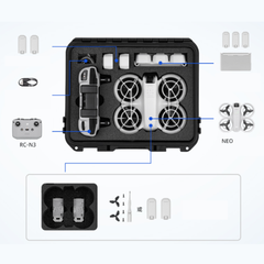 Vali chống sốc cho DJI Neo đựng phụ kiện máy tay điều khiển pin sạc