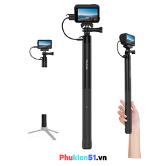 Gậy sạc Telesin 2.0 dự phòng Actioncam Insta360 Gopro 5000mah kéo dài thời gian sử dụng
