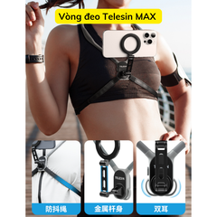 Vòng đeo cổ cao cấp Telesin hít Magsafe nam châm dành cho điện thoại