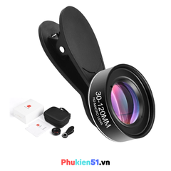 Lens Marco 30-120mm hỗ trợ điện thoại quay chụp cận cảnh gần sắc nét