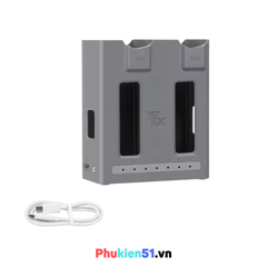 Hub sạc YX 100W cho DJI Mavic 4 Pro đèn báo đầy đủ 2 khe sạc