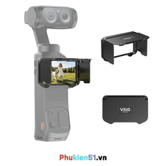 Nắp che nắng Vrig cho Insta360 Luna giúp nhìn rõ màn hình bảo vệ