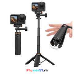 Tripod Mini Vrig TP 35  tự bung chân kéo dài 30cm siêu nhỏ gọn tiện lợi