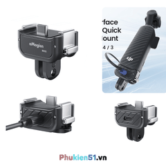 Ngàm tích hợp sạc Pocket 4 3 gắn nhiều phụ kiện ngàm kép cổng Type C