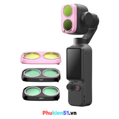 Filter Kit cho Pocket 4 Pro CPL+VND8-32+Cool rose kiểm soát ánh sáng