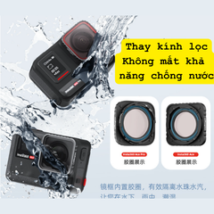 Kính lọc CPL ND8 16 32 aMagisn Insta360 Ace Ace Pro giúp chống chói, giảm ánh sáng đi vào camera