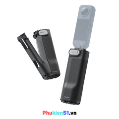 Tay cầm Telesin gấp gọn cho Insta360 X4 X5 bảo vệ máy , thao tác nhanh bỏ túi bỏ balo
