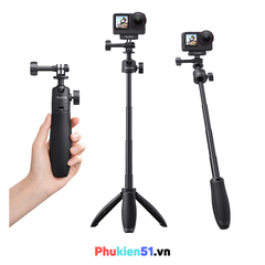 Tripod Mini Telesin 3.0 gắn actioncam Gopro Action Ace Pro xoay 360 độ kéo dài