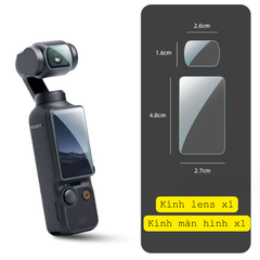 Kính cường lực DJI Osmo Pocket 3 độ cứng 9H 2.5D